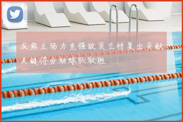 灰熊主场力克强敌莫兰特复出贡献关键得分助球队取胜