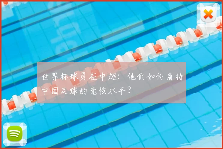 世界杯球员在中超：他们如何看待中国足球的竞技水平？