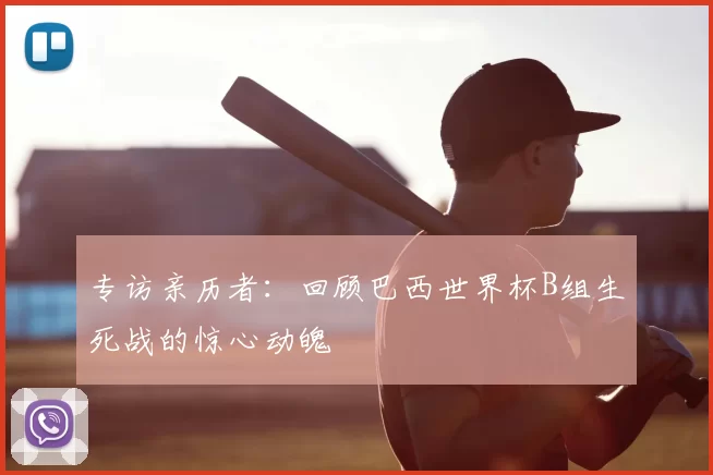 专访亲历者：回顾巴西世界杯B组生死战的惊心动魄