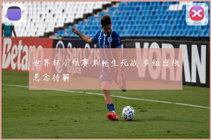 世界杯小组赛末轮生死战 多组出线悬念待解