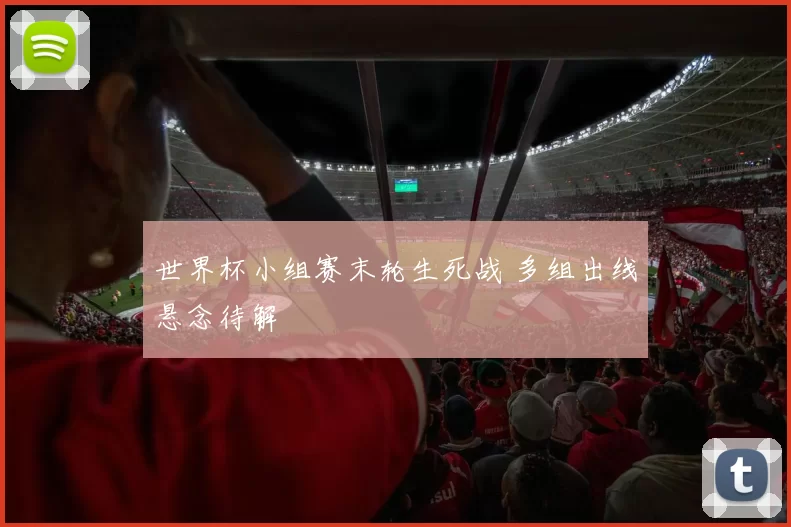 世界杯小组赛末轮生死战 多组出线悬念待解