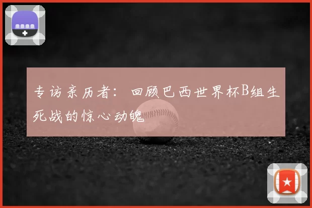 专访亲历者：回顾巴西世界杯B组生死战的惊心动魄